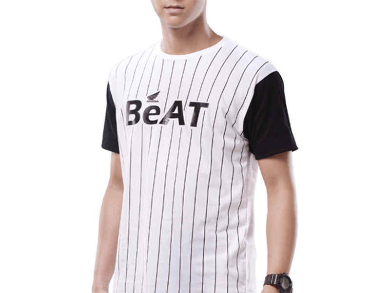 SPORTY BEAT STRIPES TSHIRT